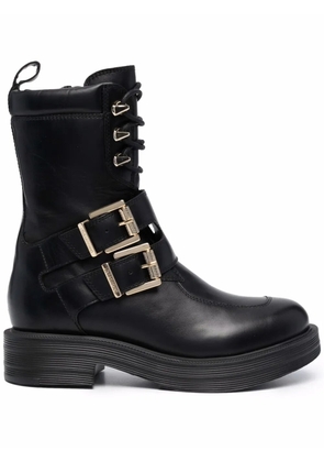 Love Moschino buckle-fastening boots - Black