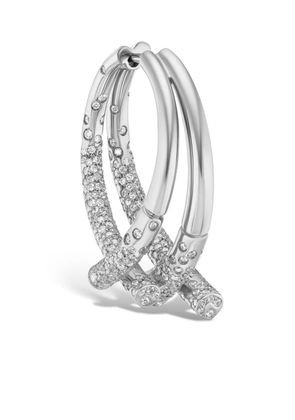 Tabayer 18kt white gold Oeara diamond earrings - Silver