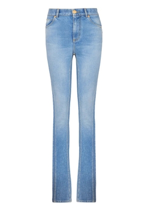 Balmain high-rise slim-cut jeans - Blue