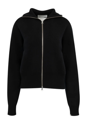 extreme cashmere zip-up sweatshirt - Black