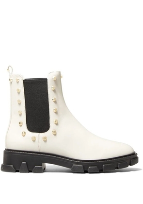 Michael Michael Kors stud-embellished chelsea boots - White