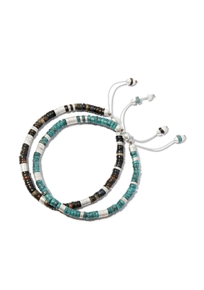 M.Cohen set of two beaded bracelets - Silver