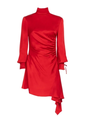 Les Filles d'Eva turtleneck asymmetric dress - Red