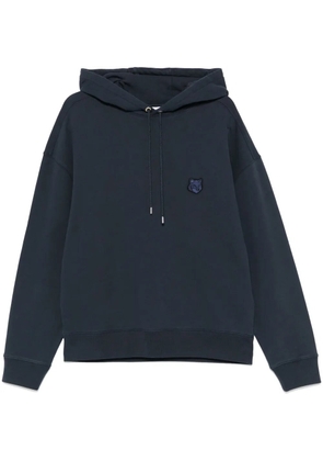 Maison Kitsuné Bold Fox Head-patch hoodie - Blue
