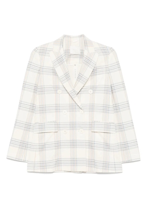 Circolo 1901 checked blazer - Neutrals