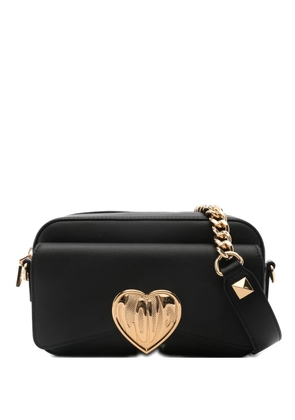 Love Moschino heart-detail shoulder bag - Black