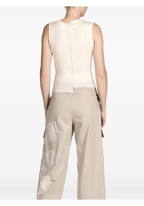 Y-3 knit top tank - White