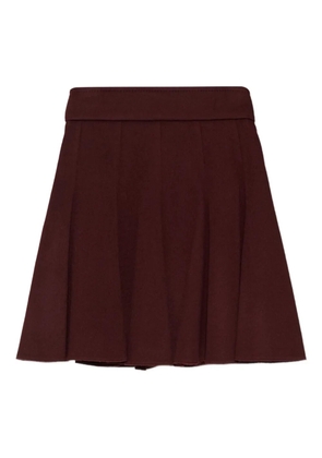 Max Mara Brava pleated mini skirt - Red