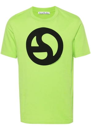Acne Studios logo-print cotton T-shirt - Green