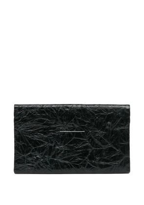 MM6 Maison Margiela single-stitch logo clutch bag - Black