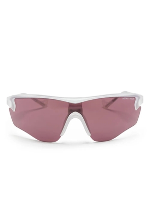 District Vision Junya Racer shield-frame sunglasses - White