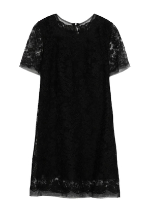 Ermanno Scervino lace short-sleeve dress - Black