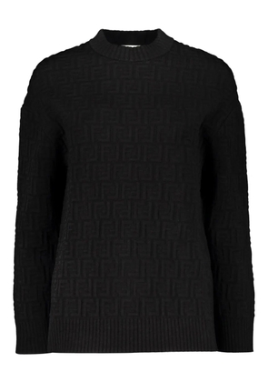 FENDI FF-motif sweater - Black