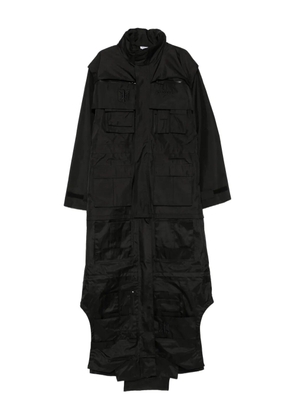 VETEMENTS multiple-pocket long coat - Black