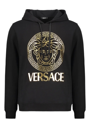 Versace cotton hoodie - Black