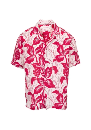 Orlebar Brown floral woven shirt - White