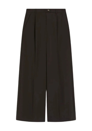 Sportmax button wool trousers - Brown