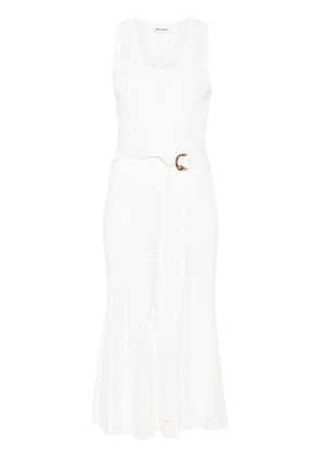 Wales Bonner Dusk midi dress - White