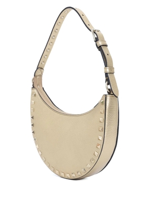 Valentino Garavani Rockstud leather shoulder bag - Gold
