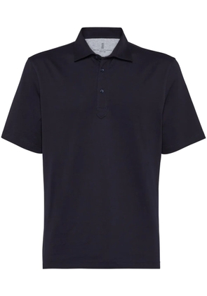 Brunello Cucinelli cotton polo shirt - Blue