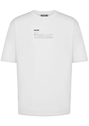 Moschino logo-print cotton t-shirt - White