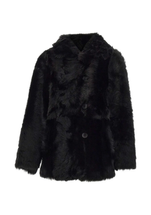 HiSO reversible shearling coat - Black