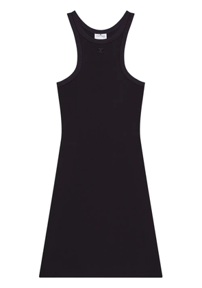 Courrèges jersey mini dress - Black