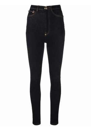 Philipp Plein super high waist jeggings - Blue