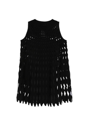 Emporio Armani cut-out mini dress - Black