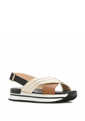 Hogan slingback sandals - Neutrals