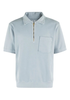 Fortela zip-up polo shirt - Grey