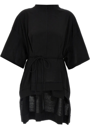 DI.LA3 PARI' asymmetric t-shirt - Black