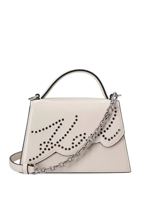 Karl Lagerfeld studded tote bag - Neutrals