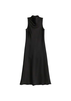 Patrizia Pepe satin midi dress - Black