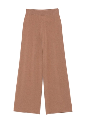 LIU JO elasticated-waistband trousers - Brown