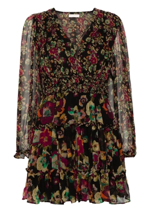 Ulla Johnson Lya floral-print mini dress - Black