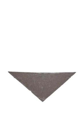 Giuseppe Di Morabito crystal-embellished triangular hair accessory - Grey