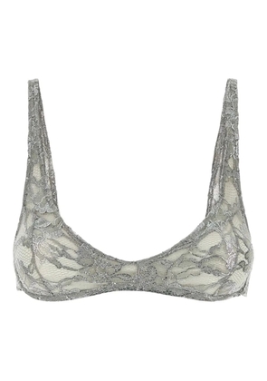 The Attico lace bralette - Grey