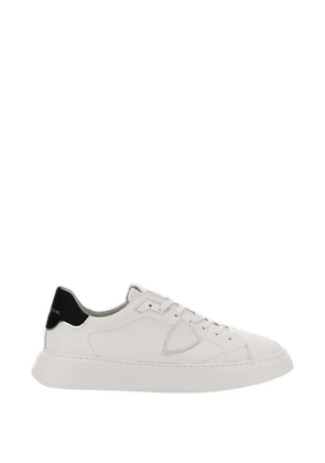 Philippe Model Paris logo-print leather sneakers - White