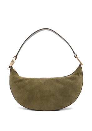 Cult Gaia suede zip-closure tote bag - Green