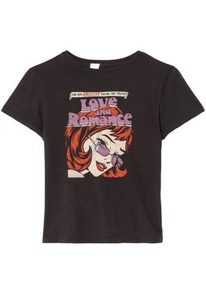 RE/DONE Romance cotton T-shirt - Black