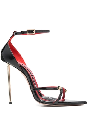 HARDOT 110mm Sinner sandals - Black