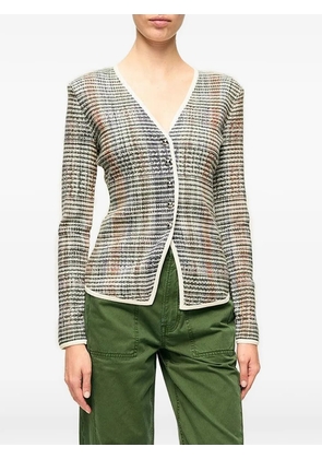 Veronica Beard Nadialine V-neck jacket - Blue