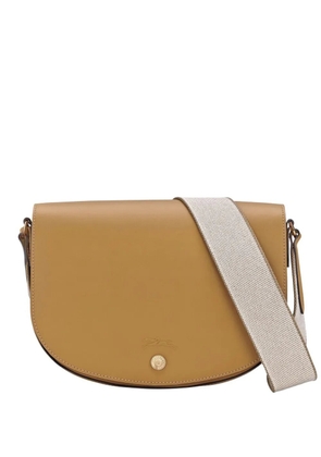 Longchamp medium Épure flap-closure calfskin cross-body bag - Brown
