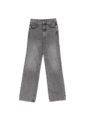 Patrizia Pepe high-waisted regular fit jeans - Grey