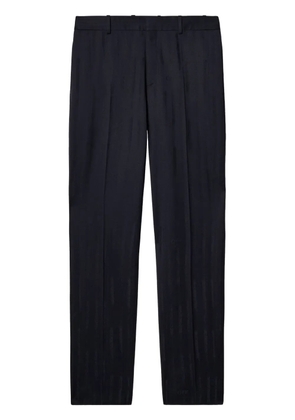 Off-White mid-rise tailored trousers - Blue