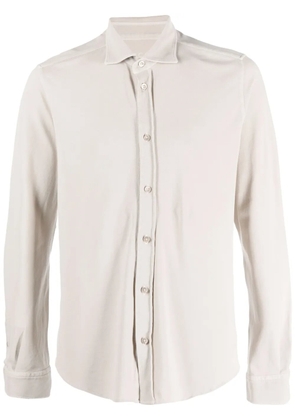 Circolo 1901 Sabbia slim-cut poplin shirt - Neutrals