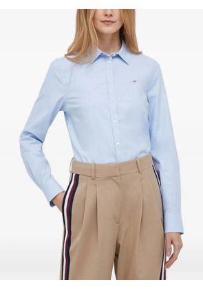 Gant embroidered-logo shirt - Blue