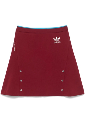 adidas x Wales Bonner knitted midi skirt - Red
