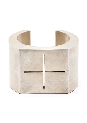 Parts of Four Crescent Plane bracelet - Silver